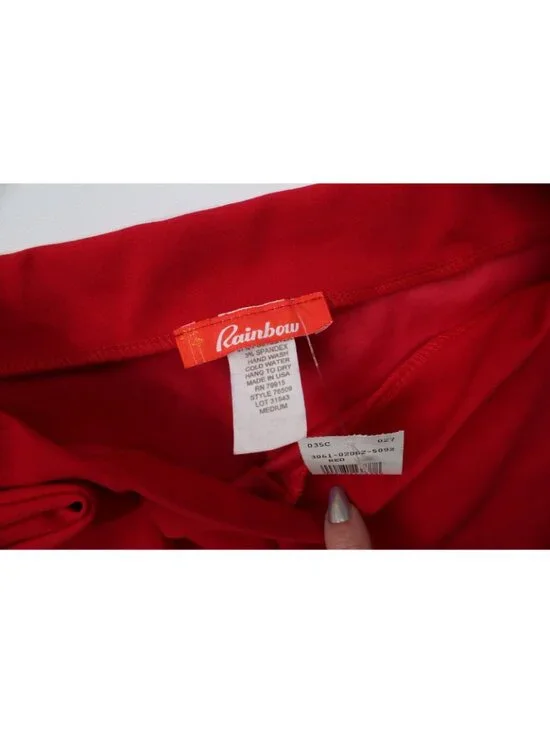 Deadstock Vintage 90s Y2K Babydoll Womens Medium Flared Bell Bottoms Pants USA - Picture 6 of 10